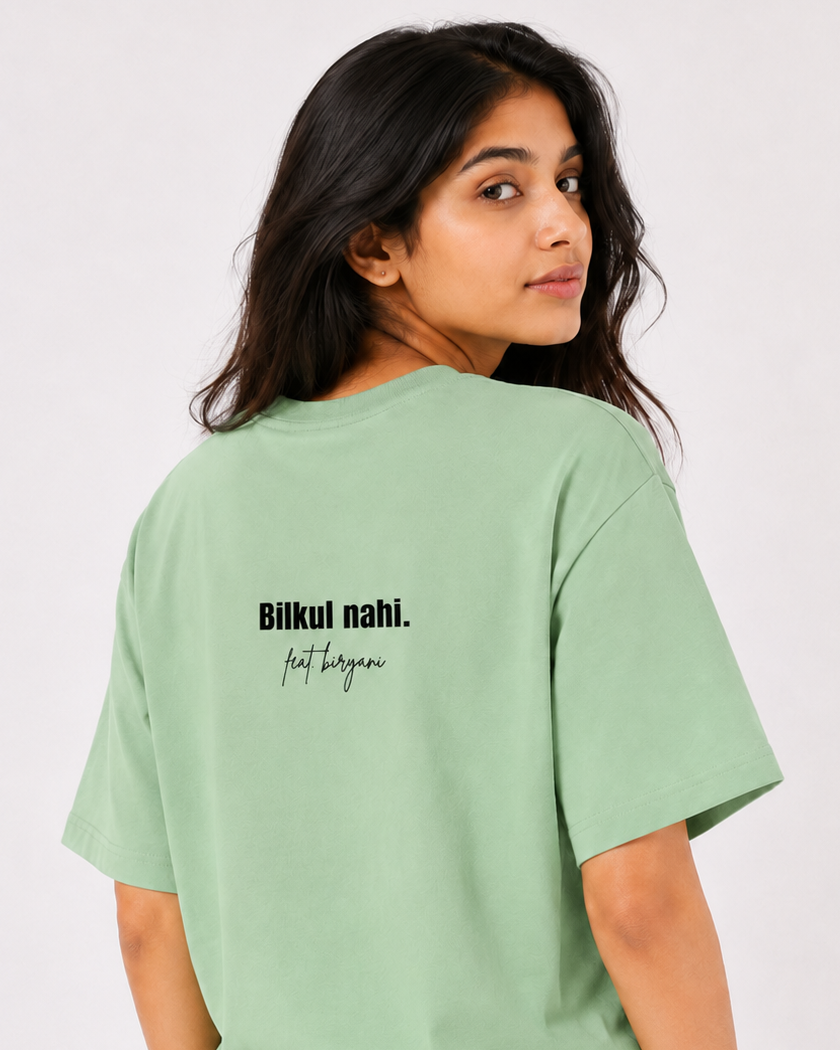 Never share Biryani Hindi Unisex Classic Crew T-Shirt