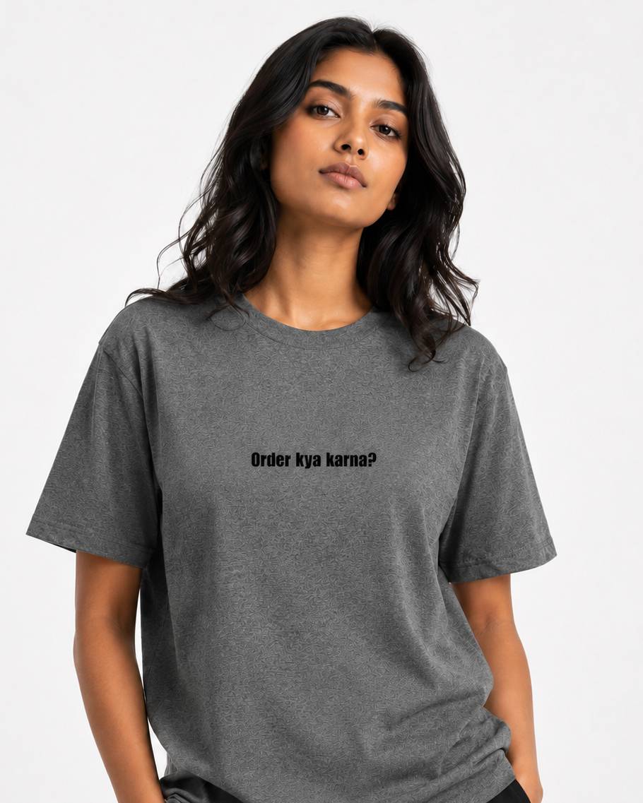 Sunday Biryani Order Hindi Unisex Classic Crew T-Shirt