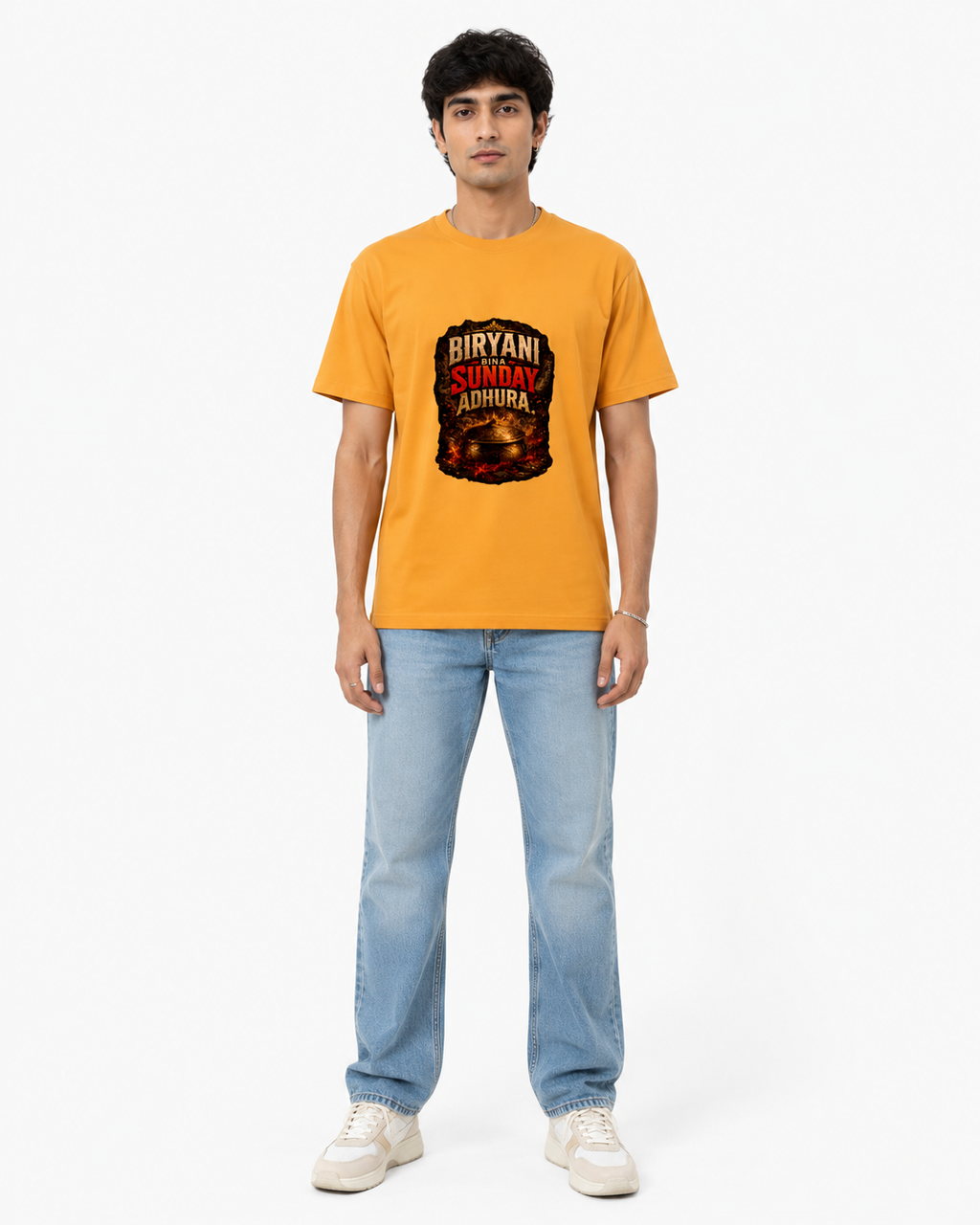 Biryani Sunday Hindi Unisex Classic Crew T-Shirt