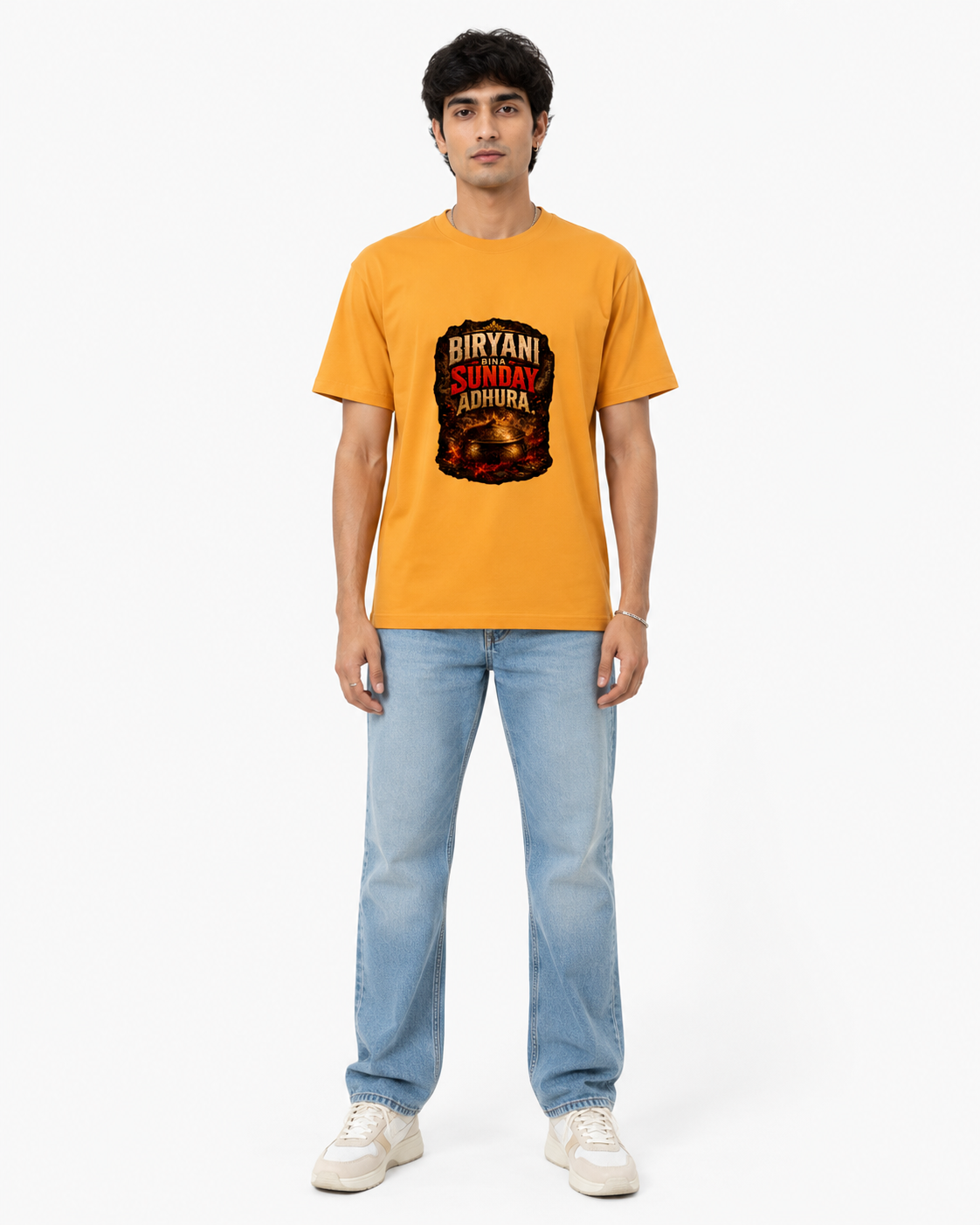 Biryani Sunday Hindi Unisex Classic Crew T-Shirt