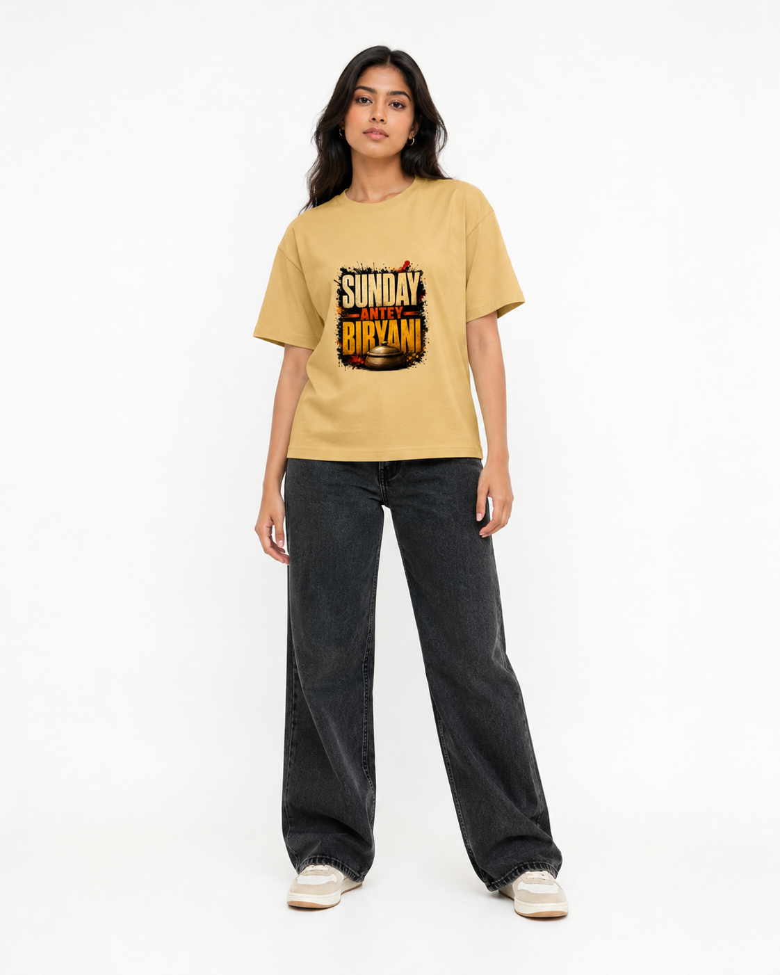 Biryani Sunday Telugu Unisex Classic Crew T-Shirt