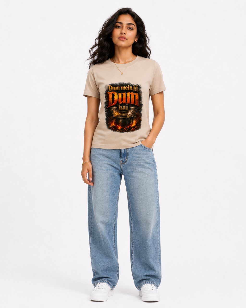 Dum Theory Hindi Unisex Classic Crew T-Shirt