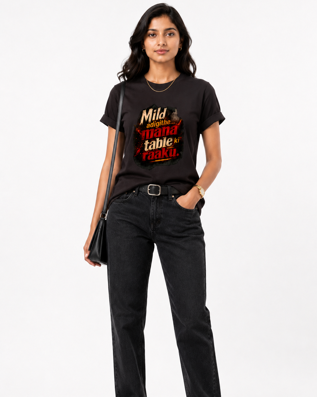 Spicy Biryani Telugu Unisex Classic Crew T-Shirt