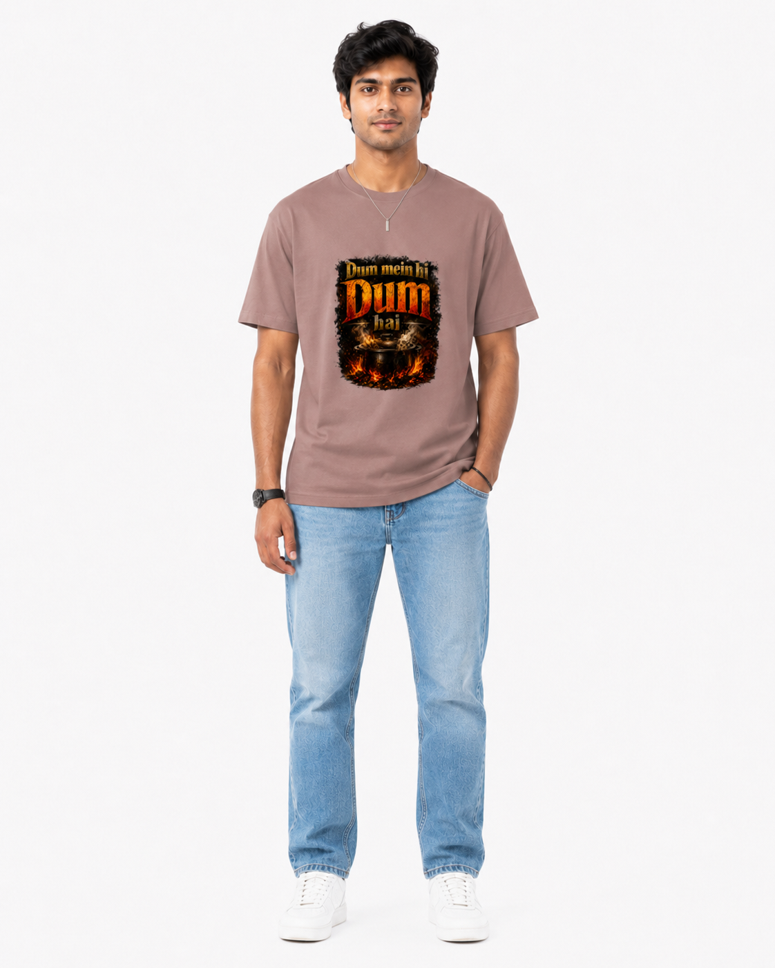 Dum Theory Hindi Unisex Classic Crew T-Shirt
