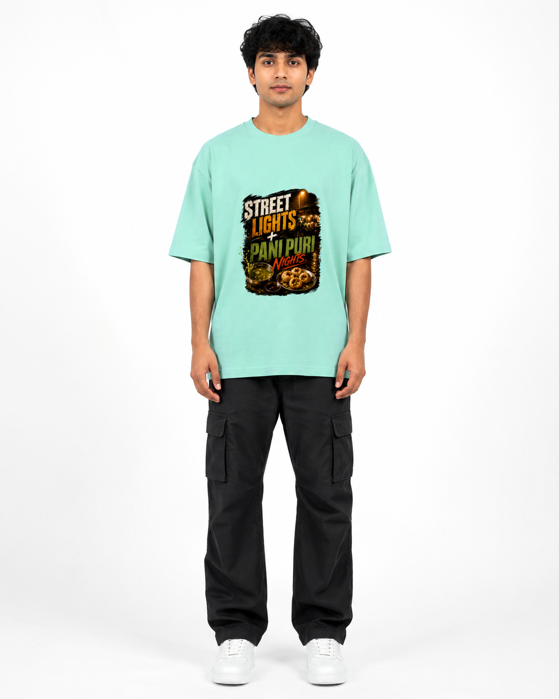Late night pani puri Unisex Oversized Classic T-Shirt