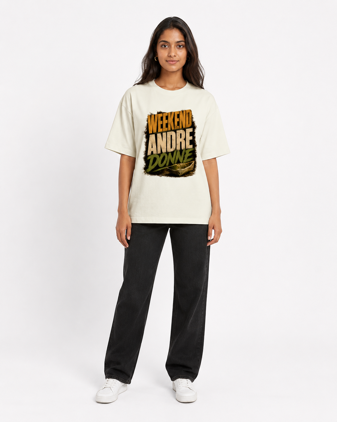 Donne Weekend Kannada Unisex Oversized Classic T-Shirt