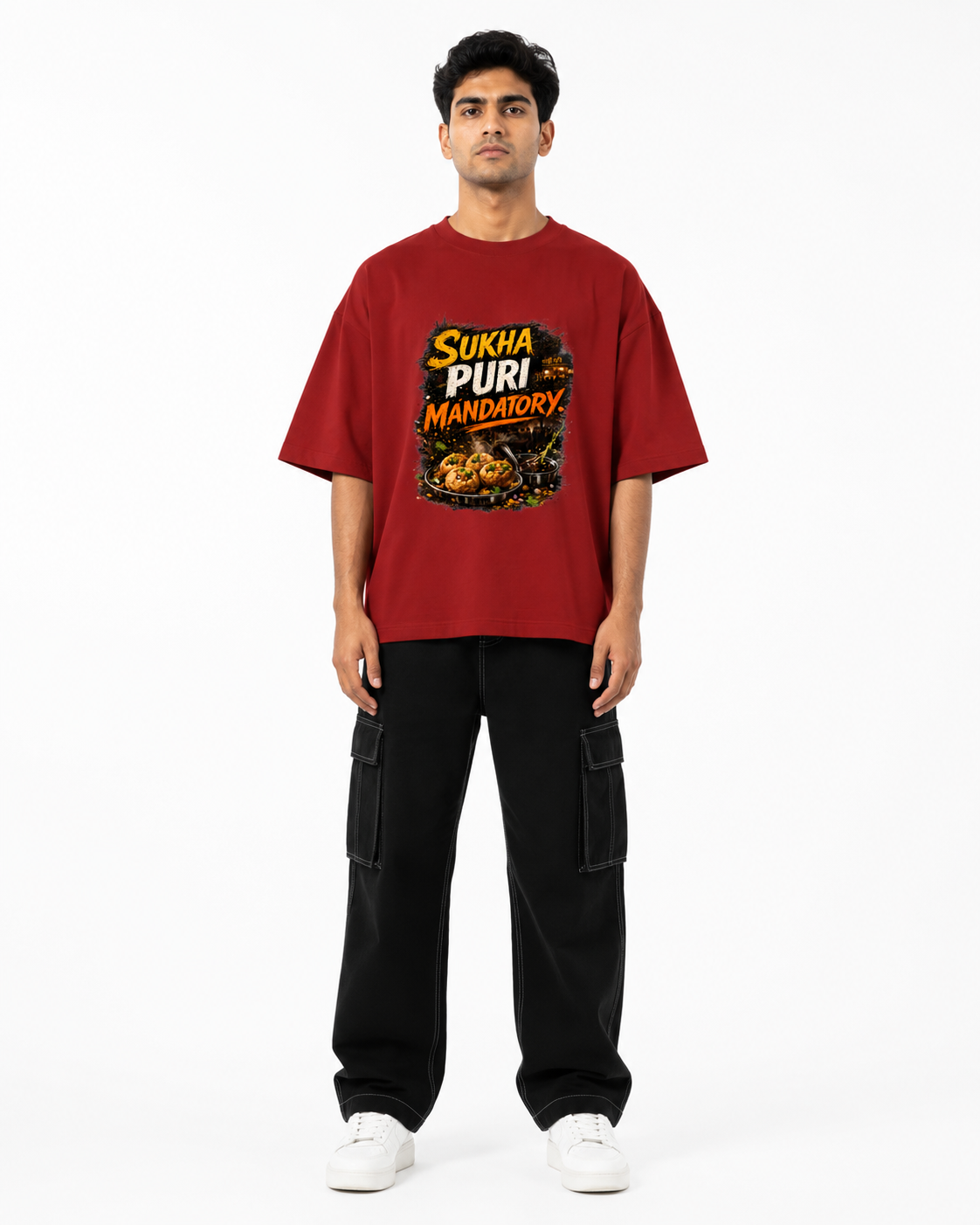Sukha Puri Mandatory Hindi Unisex Oversized Classic T-Shirt