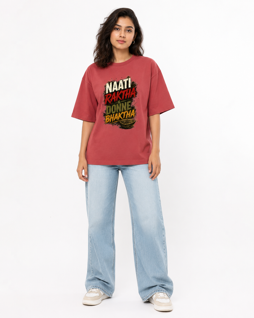 Donne Bhaktha Kannada Unisex Oversized Classic T-Shirt
