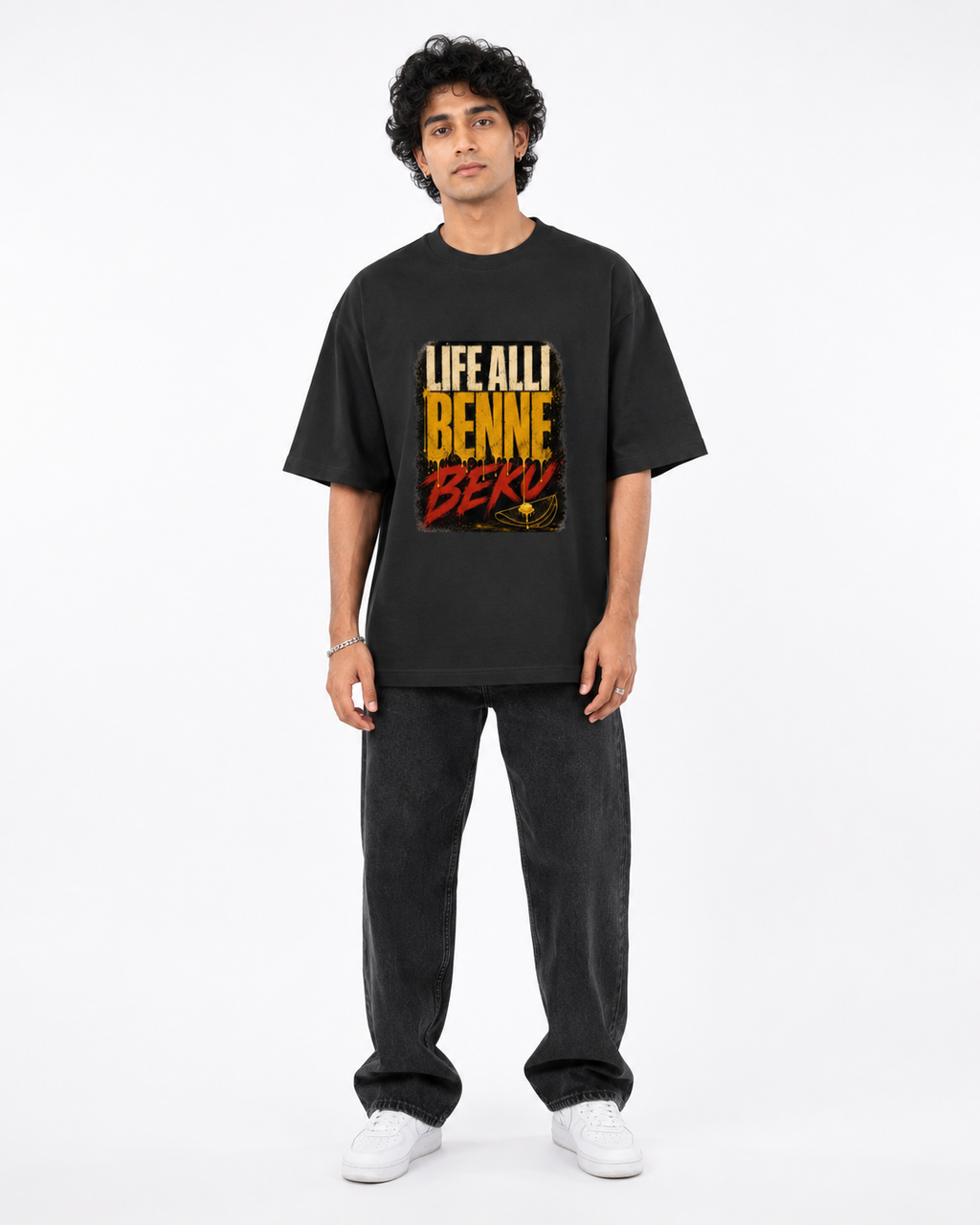 Life of Benne Kannada Unisex Oversized Classic T-Shirt
