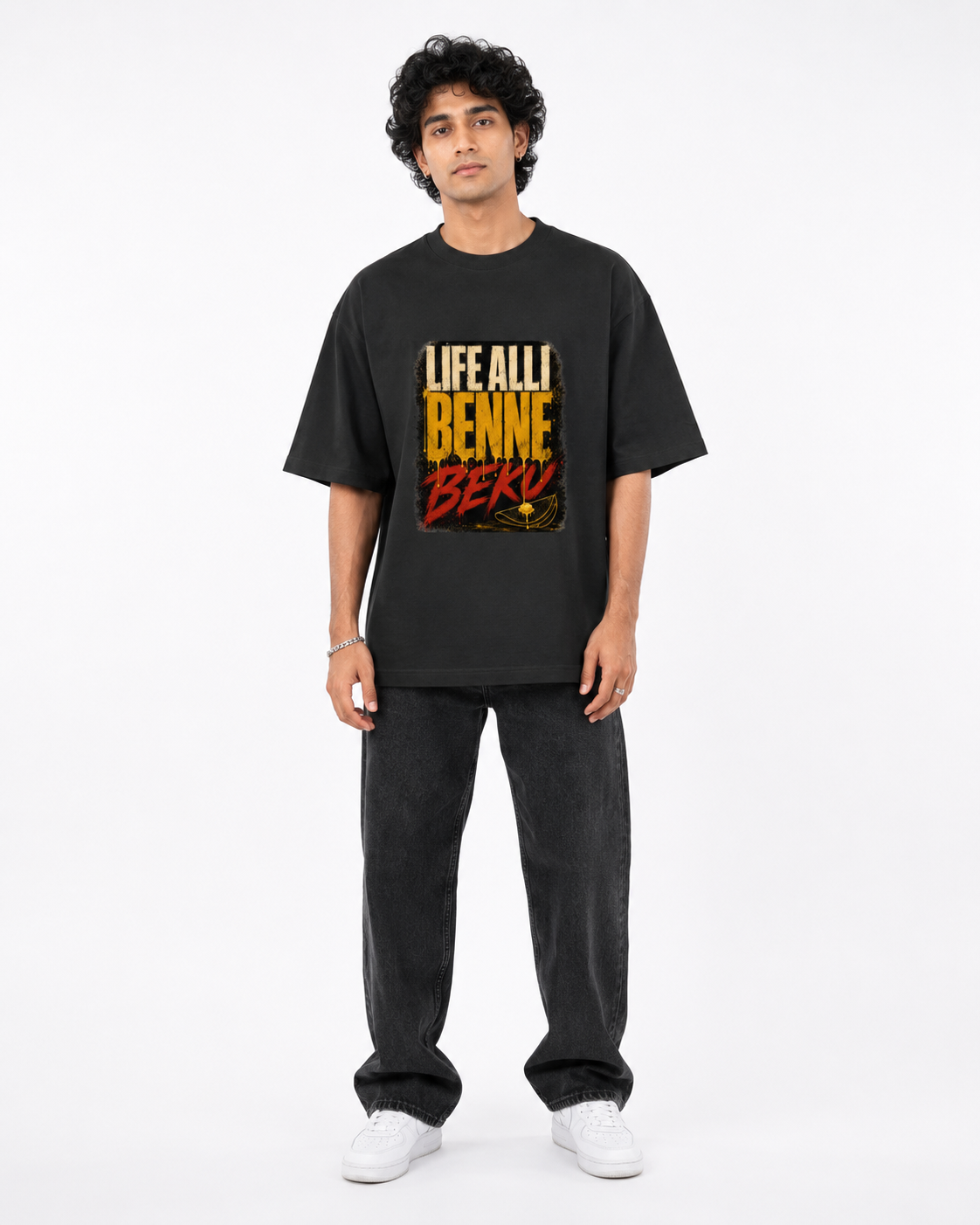 Life of Benne Kannada Unisex Oversized Classic T-Shirt