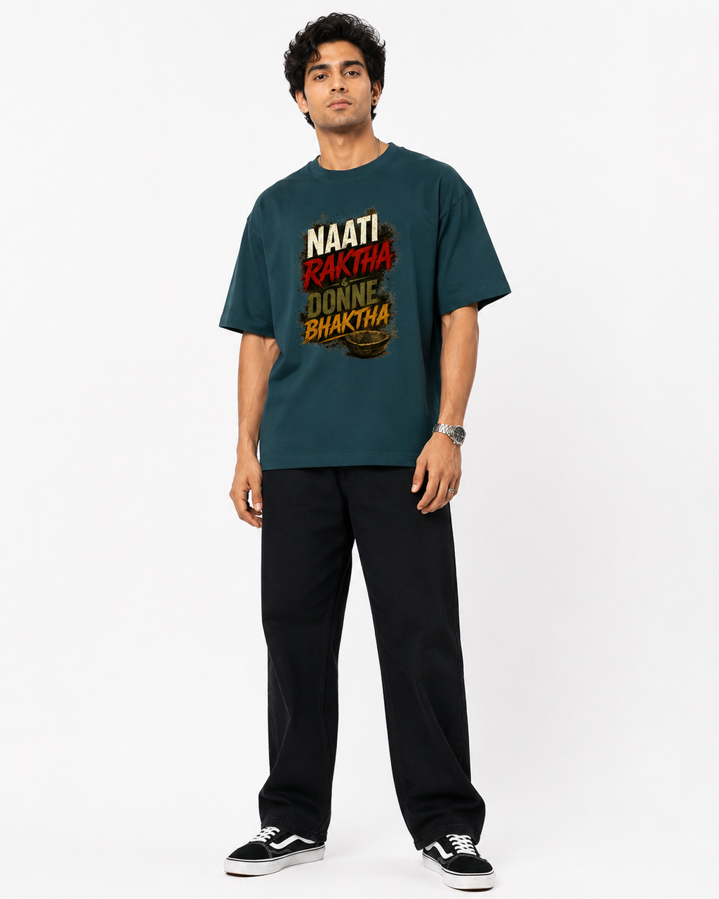 Donne Bhaktha Kannada Unisex Oversized Classic T-Shirt