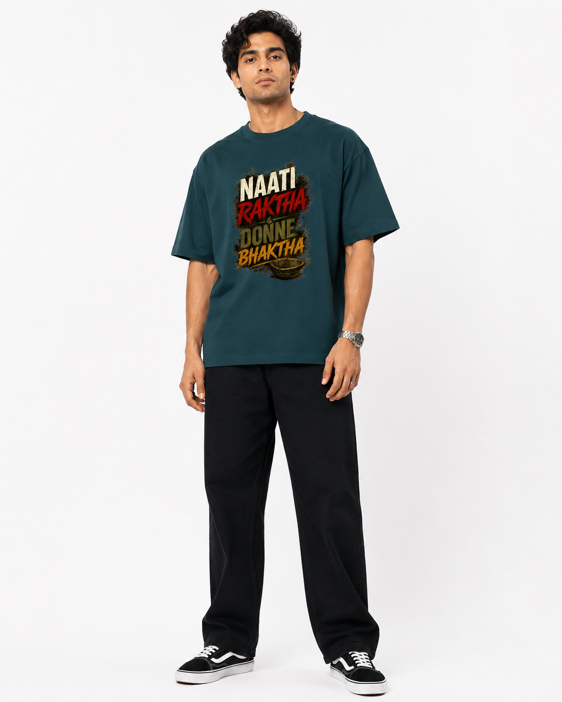 Donne Bhaktha Kannada Unisex Oversized Classic T-Shirt