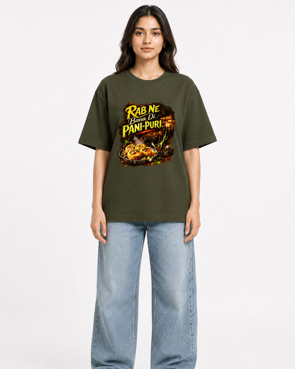 Rab ne bana di Hindi Unisex Oversized Classic T-Shirt