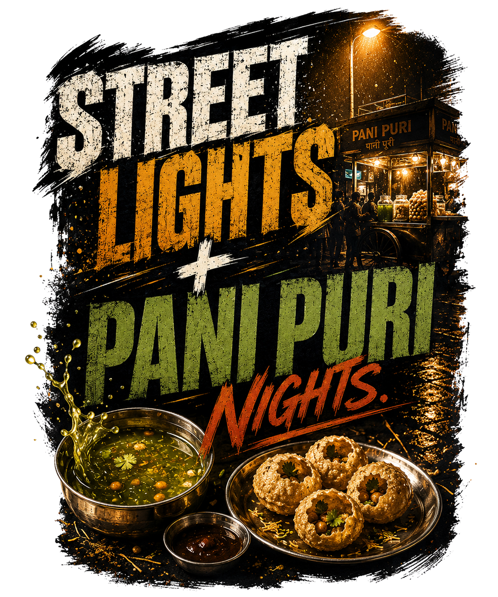 Late night pani puri Unisex Oversized Classic T-Shirt