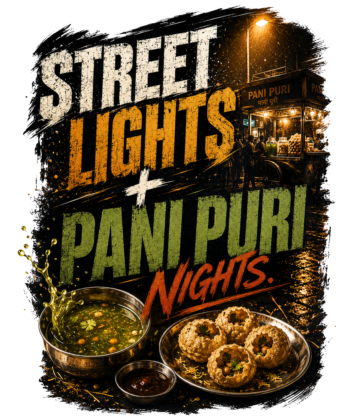 Late night pani puri Unisex Oversized Classic T-Shirt