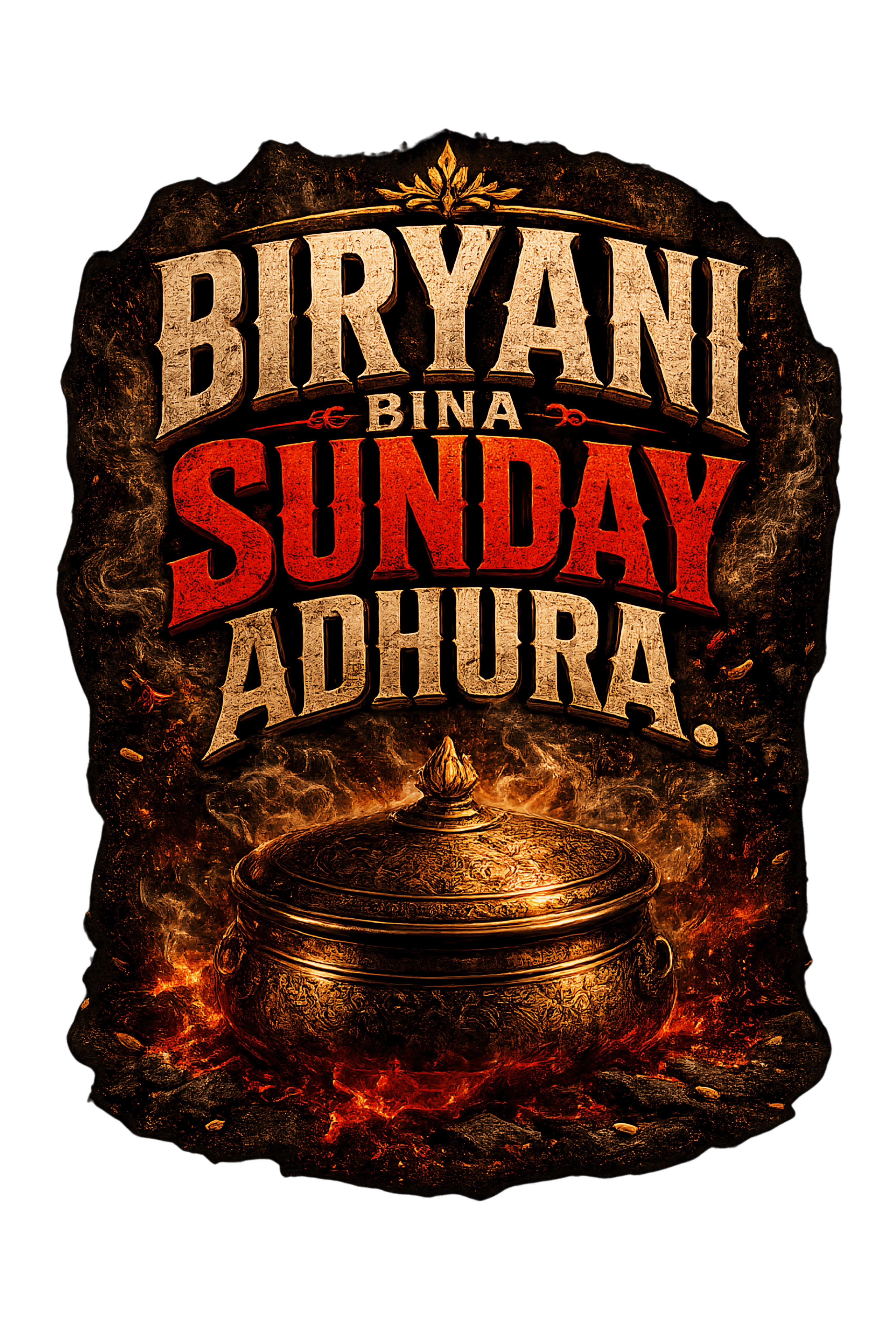 Biryani Sunday Hindi Unisex Classic Crew T-Shirt