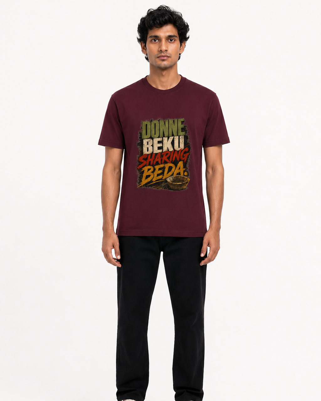 Donne sharing beda Kannada Unisex Supima T-Shirt