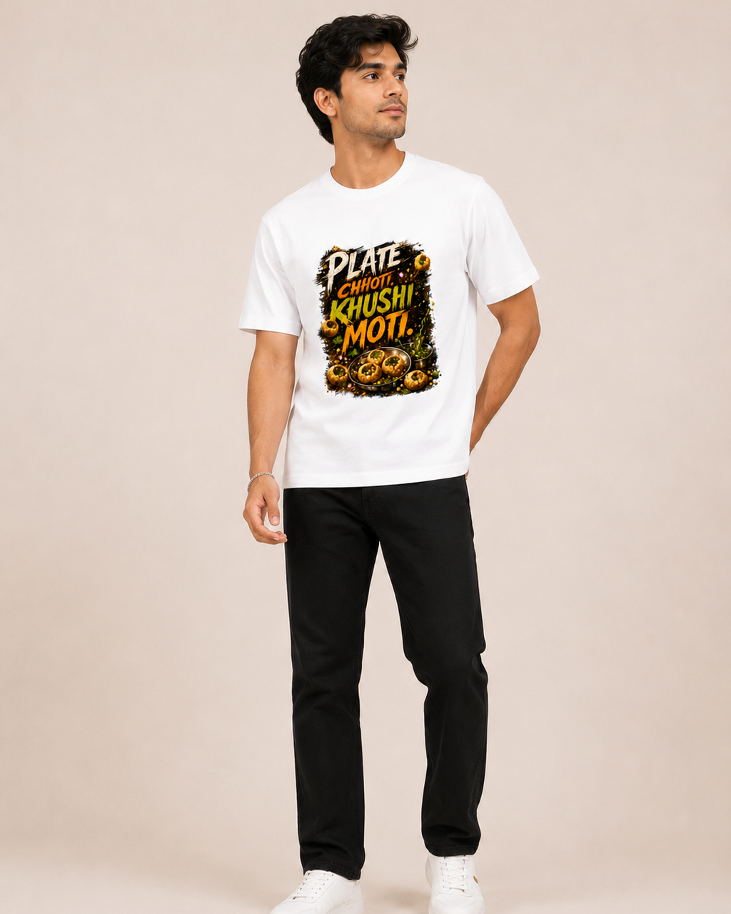 Pani Puri Khushi Hindi Unisex Supima T-Shirt