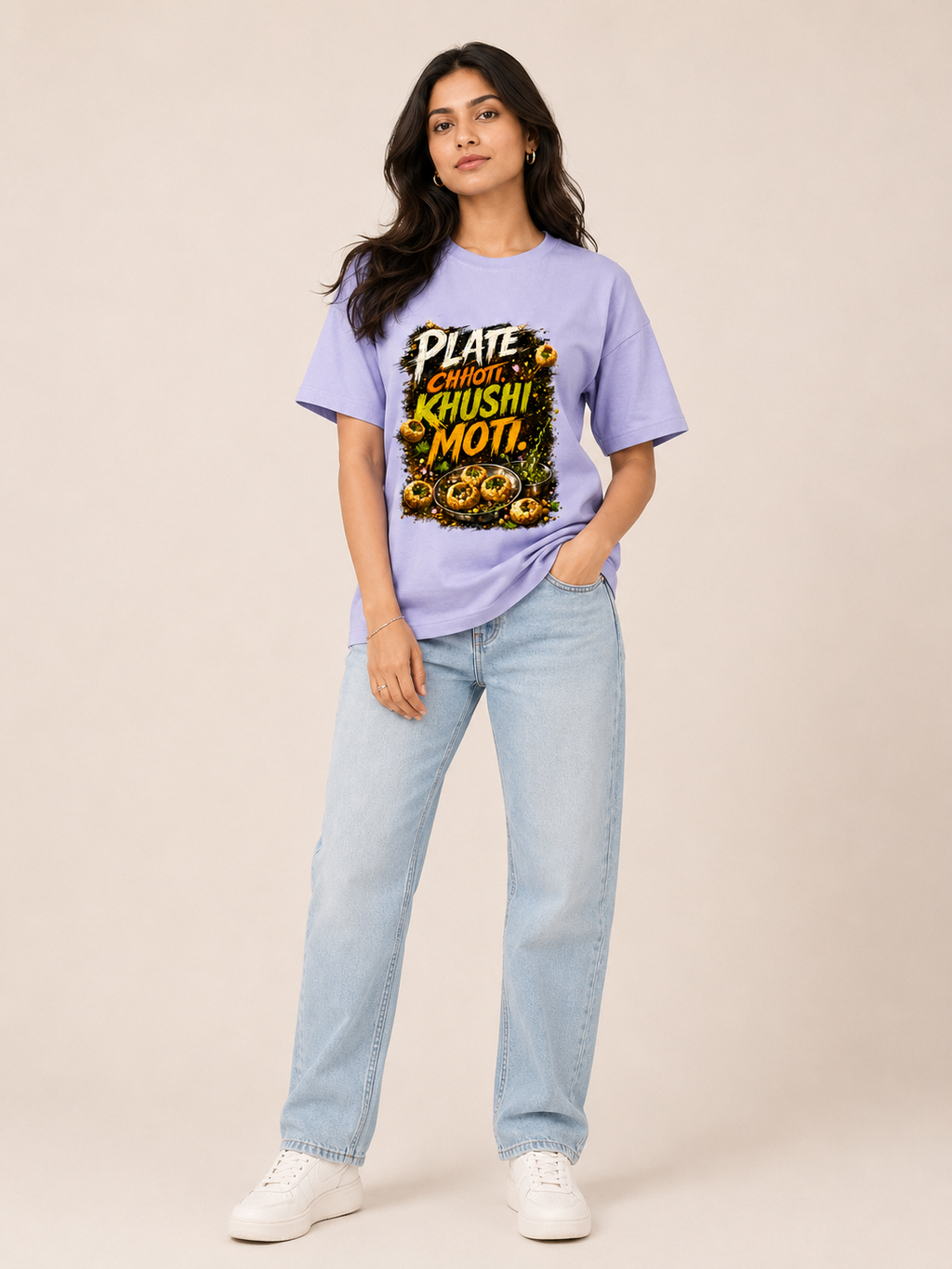 Pani Puri Khushi Hindi Unisex Supima T-Shirt